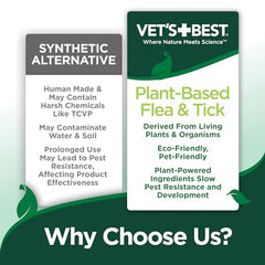 Vet's Best ready-to-use hose attachment shows easy application around yards and kennels.