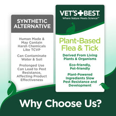 Vet's Best spray on carpet and furniture helps deter fleas and ticks around the home.