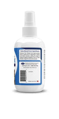 Applying Vetericyn Plus Cat Wound Care Spray demonstrates easy wound cleansing.