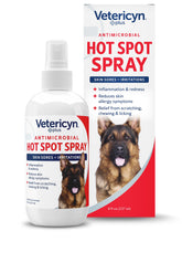 Vetericyn Plus hot spot spray bottle 8 oz for soothing dog hotspots at home