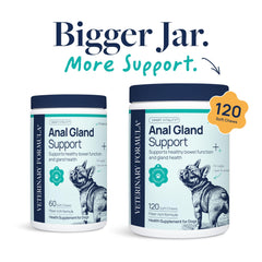 Close-up of Veterinary Formula Anal Gland Support soft chews highlighting tasty texture for daily use.