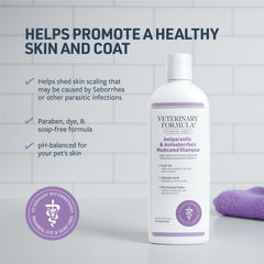 Shampoo lather spreading through a dog's coat