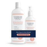 Veterinary Formula Clinical Care hot spot relief shampoo bottle soothing itchy skin