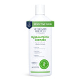 Veterinary Formula Clinical Care hypoallergenic shampoo bottle for gentle cleansing of sensitive skin.