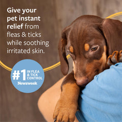 Veterinary Formula skin-soothing features Aloe Vera and Lanolin for irritated skin relief