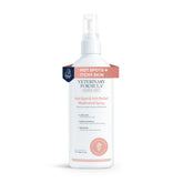Veterinary Formula hot-spot-spray bottle demonstrating easy in-between-wash relief for pets.