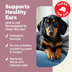Vetnique Oticbliss cat ear cleaner usage demonstrates gentle cleansing for small ears
