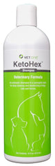 Vet One KetoHex shampoo bottle ready for pet cleansing and itch relief.