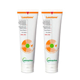 Vetoquinol Laxatone tuna gel bottle showing easy daily use for hairball support.