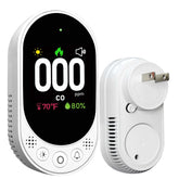 VETOUCH CO detector with color display shows real-time air data for safer rooms.