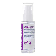 Vetradent Dental Spray application for pets during routine dental care