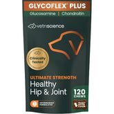 VetriScience GlycoFlex Plus bag of peanut butter chews enhances joint support for dogs