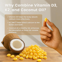 One D3-K2 softgel from VEV Corefeel ready for daily use.