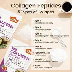 A scoop for precise measurement of VEV collagen powder.