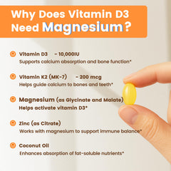 Softgels poured out to emphasize clean, convenient daily dosing on busy mornings.