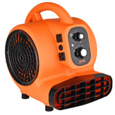 VEVOR Air Mover front view shows compact design for versatile space drying.