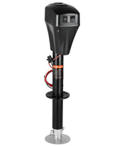 VEVOR electric trailer jack showing 5000 lb lift for trailers