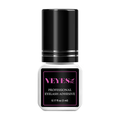 VEYES INC eyelash extension glue 5ml bottle close-up; fast-drying for efficient lash appointments.