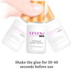 VEYES INC lash glue black finish enhances the lash line