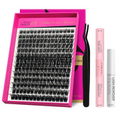 VEYESBEAUTY Lash Clusters Kit Application enables quick, customizable lash looks.