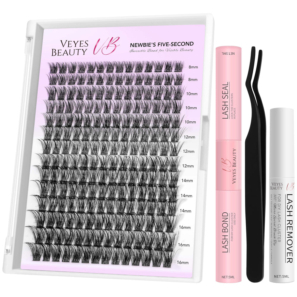 VEYESBEAUTY Lash Clusters Kit tray for quick customizable lash looks