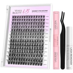 VEYESBEAUTY Lash Clusters Kit tray for quick customizable lash looks