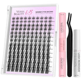 VEYESBEAUTY Manga Lash Clusters Kit packaging shows a compact, travel-friendly set for quick on-the-go lash styling.