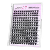 VEYESBEAUTY Siren cluster lashes in 8–16 mm for versatile volume.