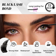 VEYESBEAUTY Waterproof bond and seal deliver durable hold through daily activities.