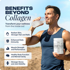 Vezzyl Collatine powder dissolving in water demonstrates quick mixability.