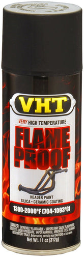 VHT FlameProof coating on exhaust system delivers durable high-temperature protection