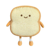 VHYHCY toast bread pillow with cute face for cozy living room decor and relaxation.