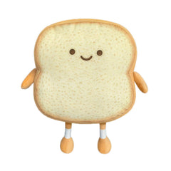 VHYHCY toast bread pillow with cute face for cozy living room decor and relaxation.