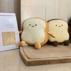 VHYHCY toast bread pillow soft materials ideal for plush cuddle and long reading sessions.