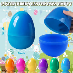 Viaecone jumbo 6-inch yellow Easter egg with high visibility for easy hunting