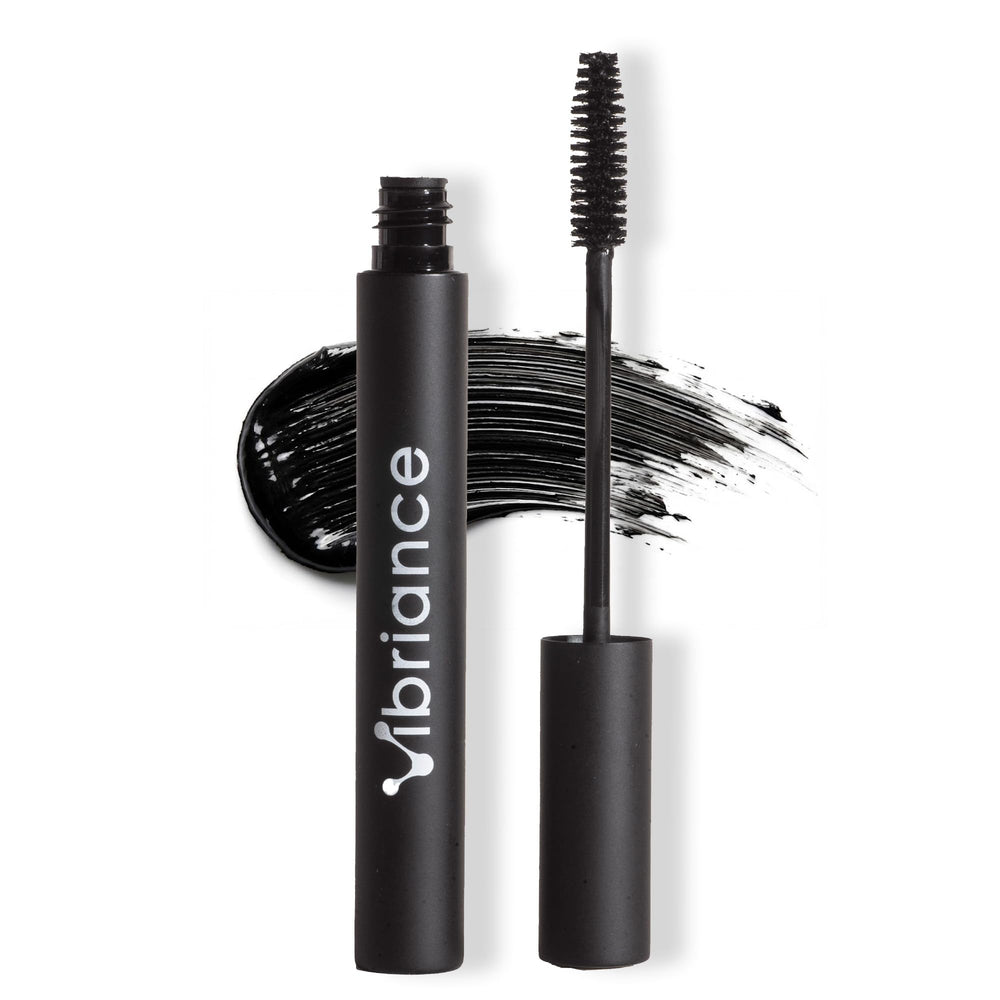 Vibriance Volumizing Mascara bottle with soft black tubing for defined lashes.