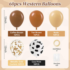 Vicduotex brown light balloon 12in brightens the arch