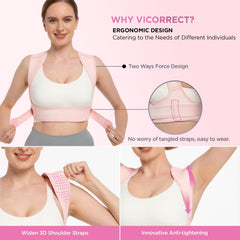 Vicorrect chest-shoulder support ideal for long desk work