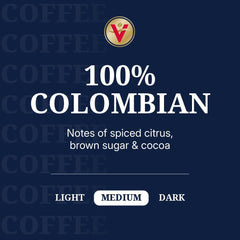 Victor Allen's Coffee medium roast aroma ready for a smooth morning.