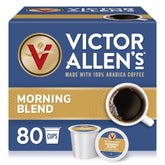 Victor Allen's Morning Blend pods shown for quick Keurig brewing