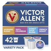Victor Allen's Morning Blend pods for a bright morning start.