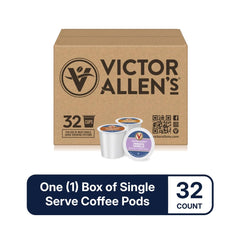 Victor Allen's White Chocolate Mocha pod close-up highlighting creamy white chocolate notes