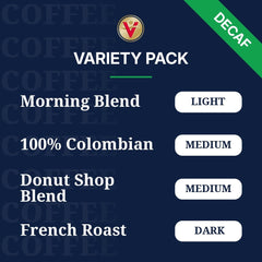Victor Allen's Decaf Morning Blend pod delivers a light, balanced decaf with a clean finish.