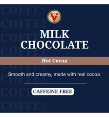 Victor Allen's Milk Chocolate Hot Cocoa pods pack enables quick, mess-free cocoa moments.
