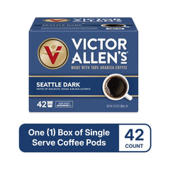 Seattle Dark roast profile with deep, bold aroma notes.