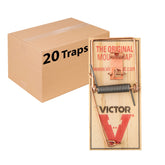 Victor M156-20 wooden snap trap ready for assembly and quick control.