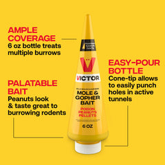 Victor M6006 6-oz peanut bait ready to attract rodents