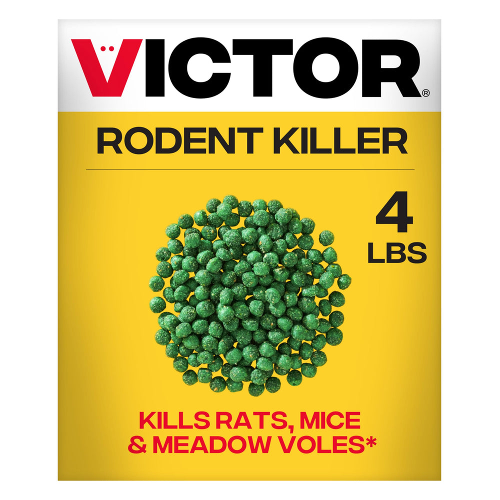 Victor rat poison outdoor bait balls ready for tamper-resistant stations.