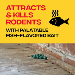 Victor tamper-resistant bait stations protect pets and children.