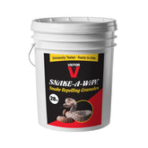 Victor Snake-A-Way granules along a yard edge deter snakes